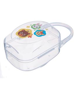 Контейнер для хранения и стерилизации детских сосок и пустышек «Зверята»