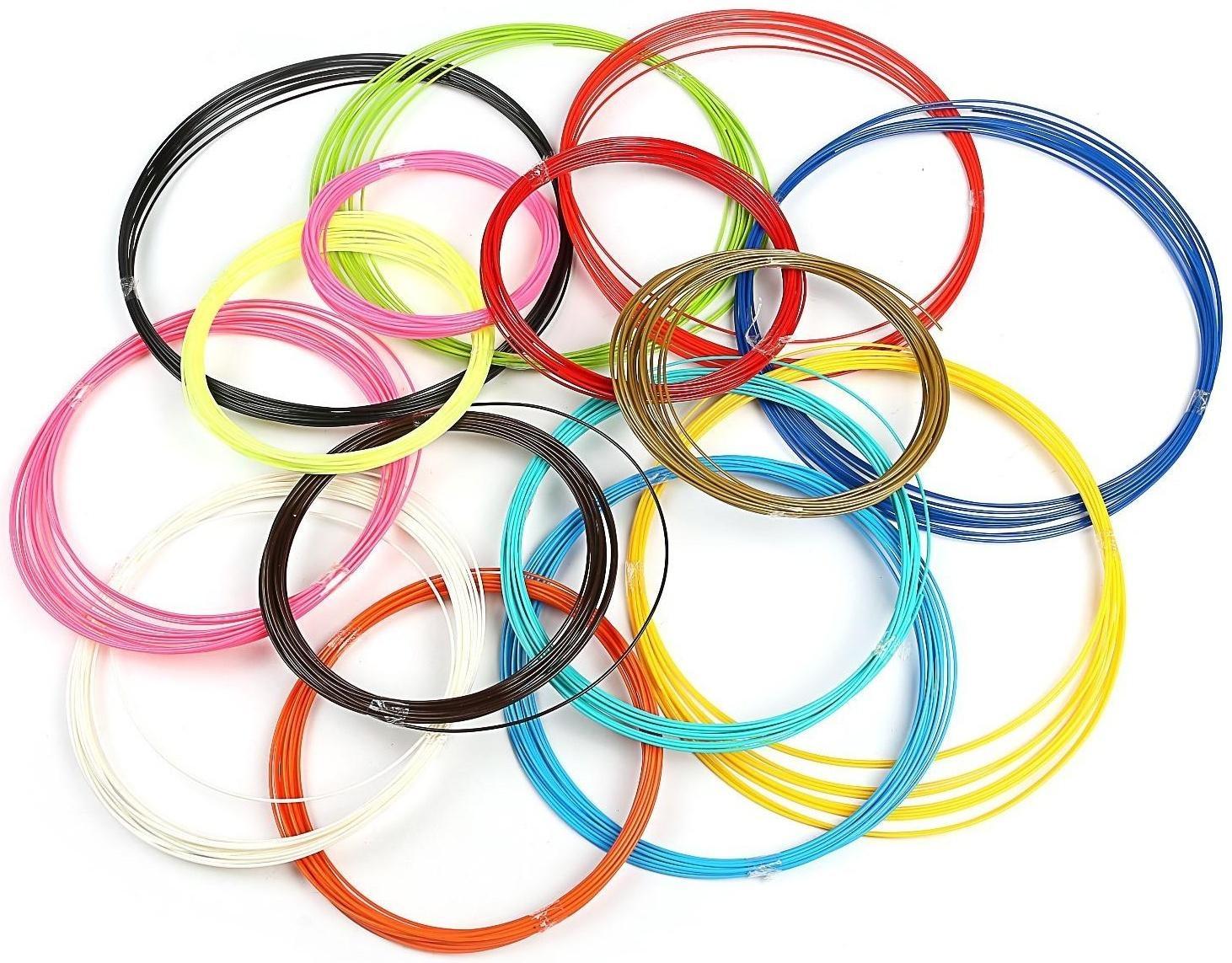 Пластик LuazON ABS-15, для 3Д ручки, 15 цветов по 10 метров