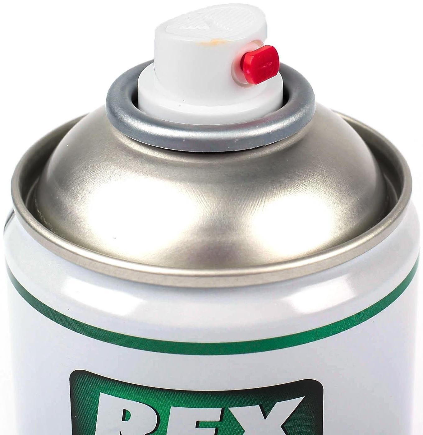 Эмаль алкидная универсальная REXTON, белая матовая, аэрозоль, 520 мл