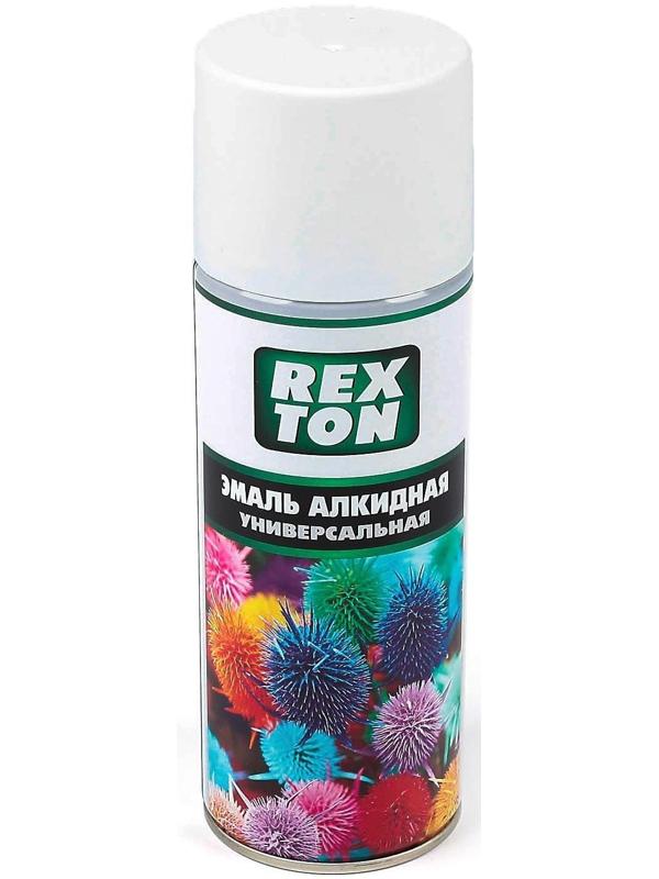 Эмаль алкидная универсальная REXTON, белая матовая, аэрозоль, 520 мл