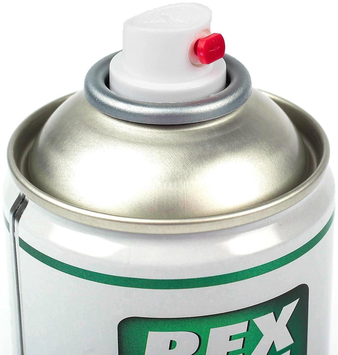 Эмаль алкидная универсальная REXTON, красная, аэрозоль, 520 мл