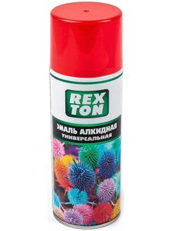 Эмаль алкидная универсальная REXTON, красная, аэрозоль, 520 мл