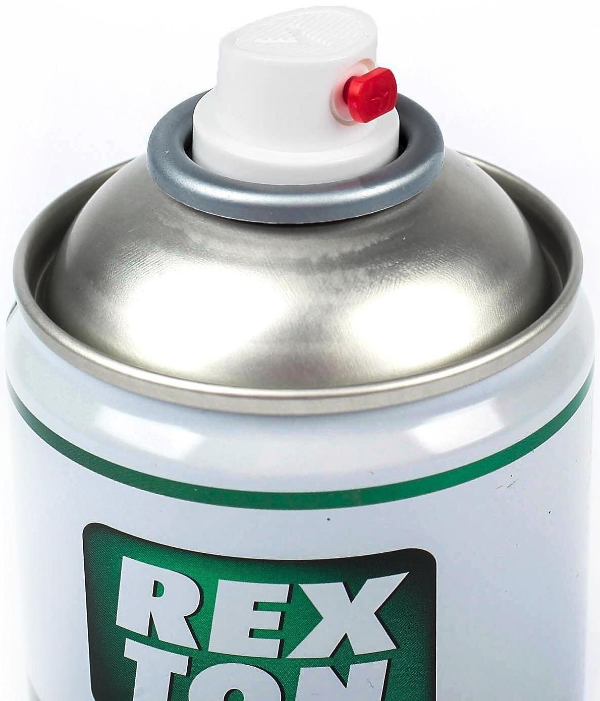 Эмаль алкидная универсальная REXTON, коричневая, аэрозоль, 520 мл