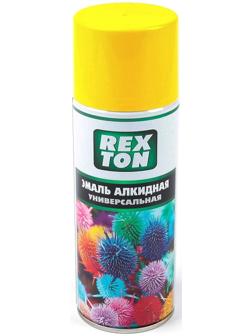 Эмаль алкидная универсальная REXTON, желтая, аэрозоль, 520 мл