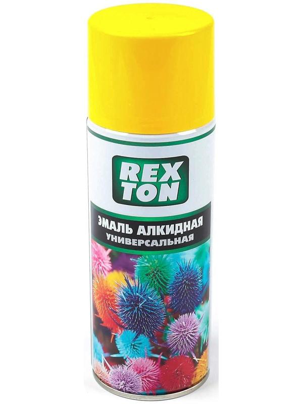 Эмаль алкидная универсальная REXTON, желтая, аэрозоль, 520 мл