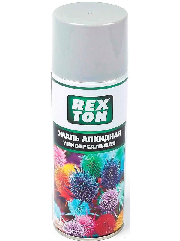 Эмаль алкидная универсальная REXTON, серая, аэрозоль 520 мл