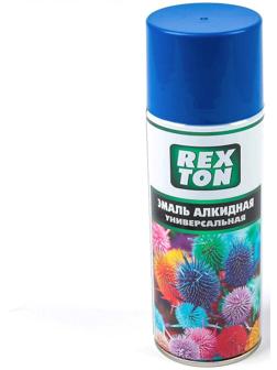 Эмаль алкидная универсальная REXTON, синяя, аэрозоль, 520 мл