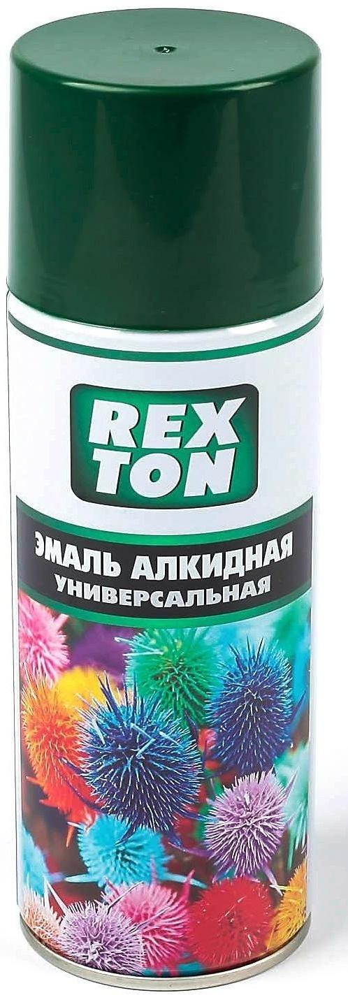 Эмаль алкидная универсальная REXTON, темно-зеленая, аэрозоль, 520 мл