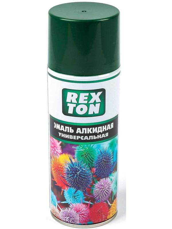 Эмаль алкидная универсальная REXTON, темно-зеленая, аэрозоль, 520 мл