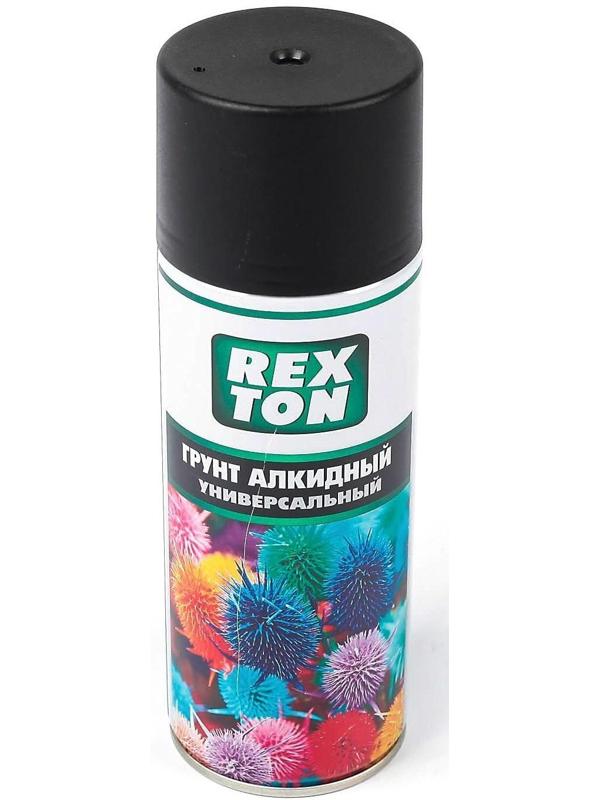 Грунт универсальный REXTON алкидный черный, аэрозоль, 520 мл