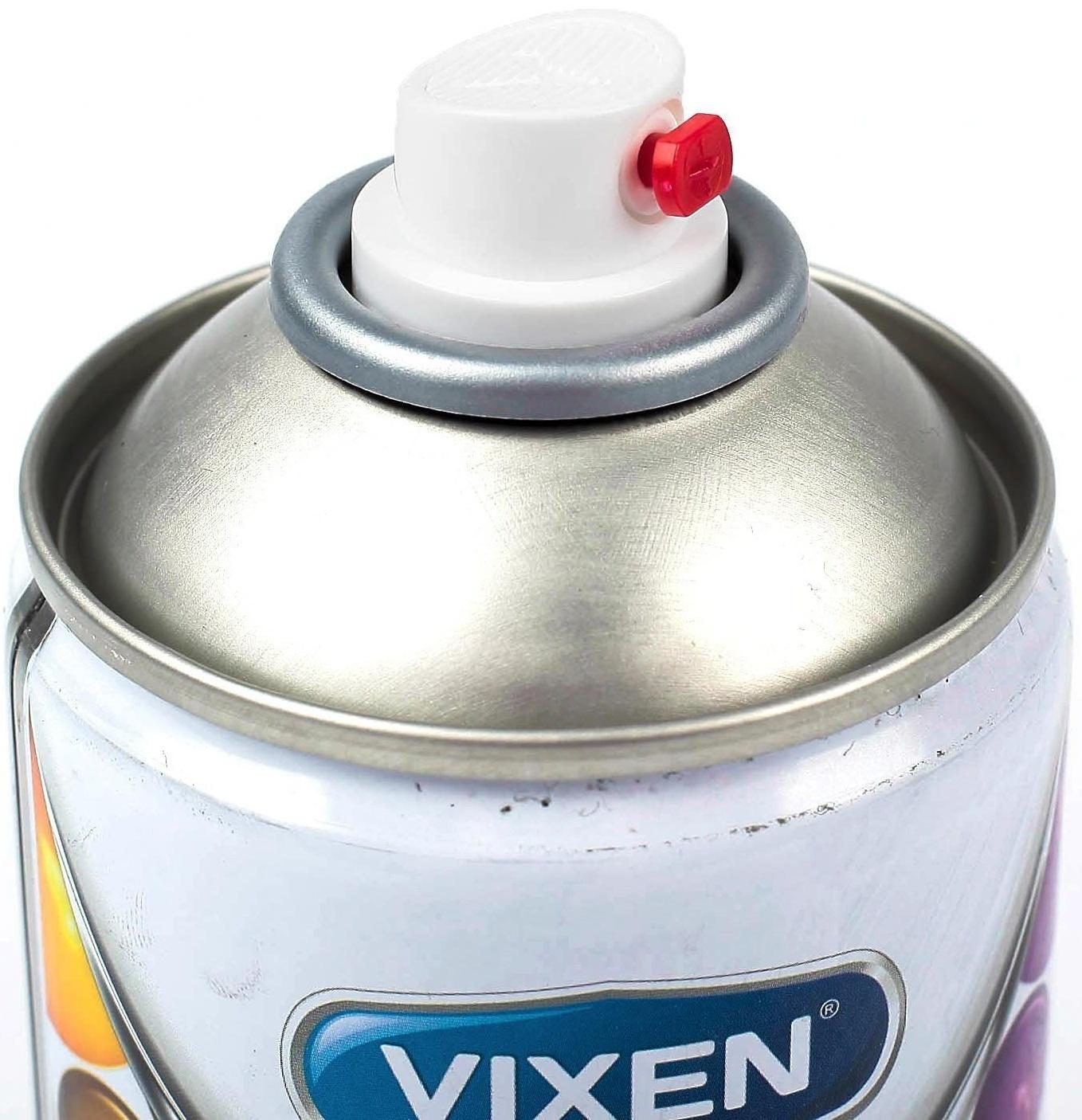 Эмаль акриловая VIXEN, черный янтарь матовый, RAL 9005, аэрозоль, 520 мл