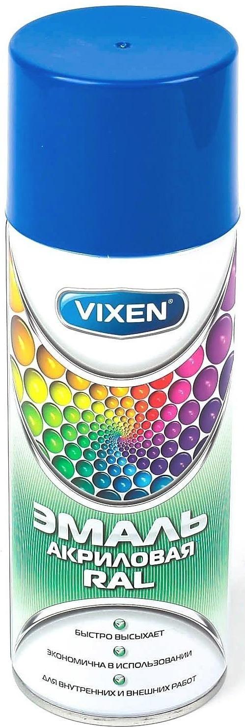 Эмаль акриловая VIXEN, сигнальный синий, RAL 5005, аэрозоль, 520 мл