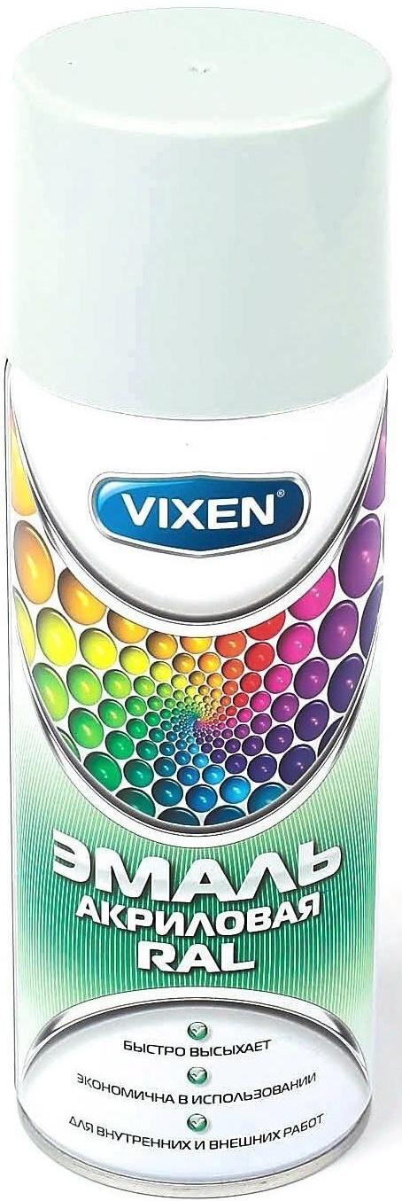 Эмаль акриловая VIXEN, светло-серый, RAL 7035, аэрозоль 520 мл