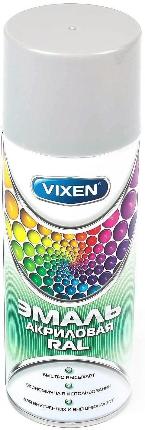 Эмаль акриловая VIXEN, серое окно, RAL 7040, аэрозоль 520 мл