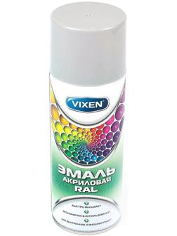 Эмаль акриловая VIXEN, серое окно, RAL 7040, аэрозоль 520 мл
