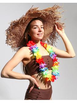 Гавайское ожерелье «Радуга цветов»