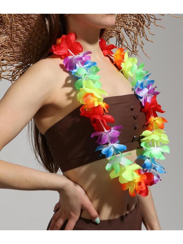 Гавайское ожерелье «Радуга цветов»
