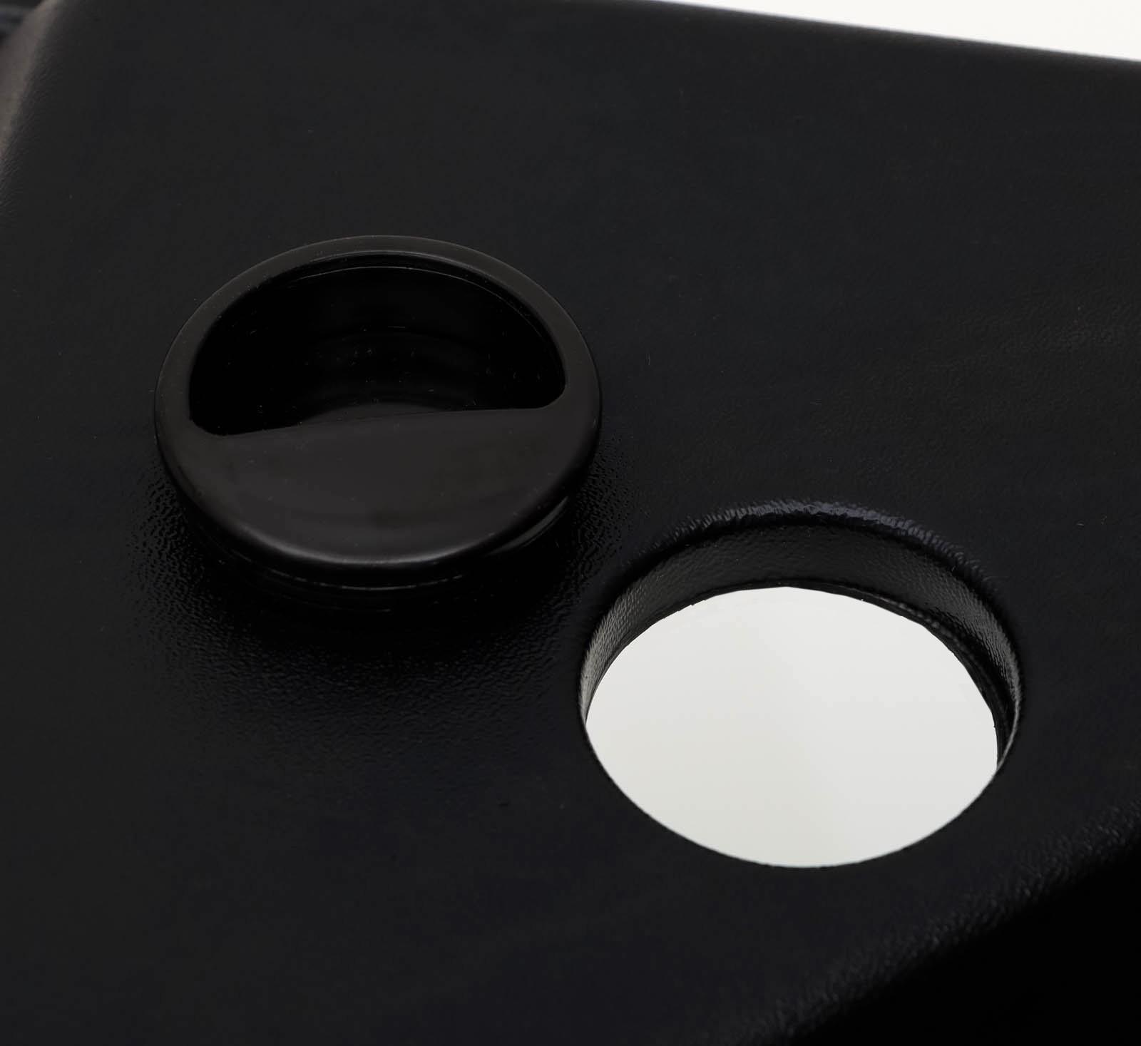 Аквариум дельта угловой с крышкой, 25 литров, 34 х 34 х 31/37,5 см, чёрный