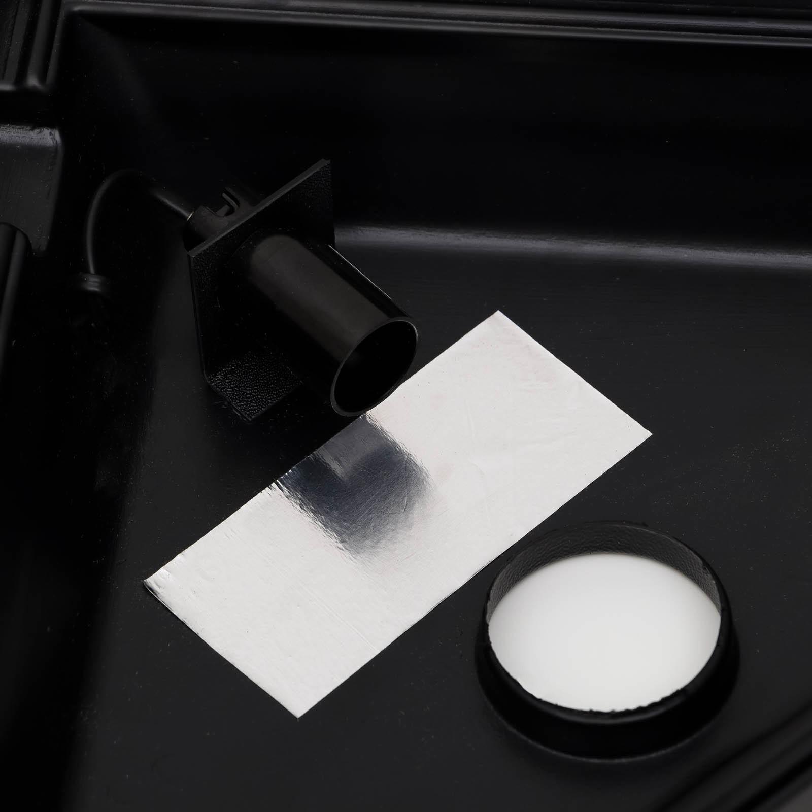 Аквариум дельта угловой с крышкой, 25 литров, 34 х 34 х 31/37,5 см, чёрный