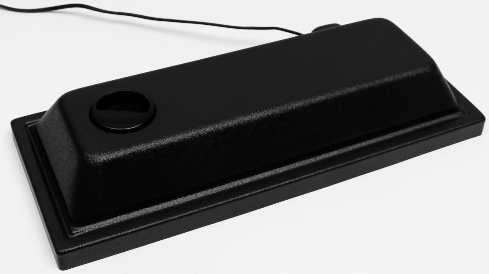 Аквариум Атолл, прямоугольный, с крышкой, 20 литров, 38 х 19 х 28/33 см, чёрный