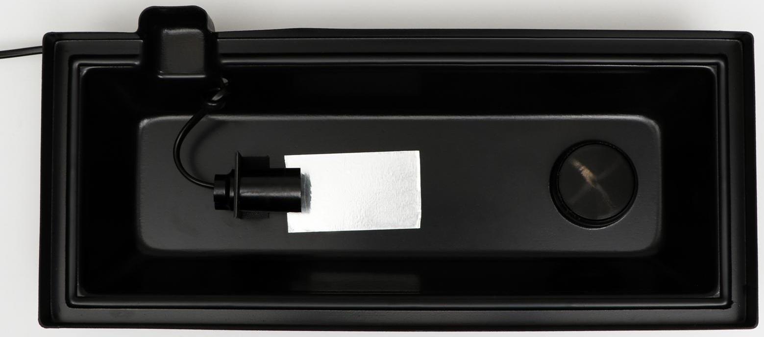 Аквариум Атолл, прямоугольный, с крышкой, 20 литров, 38 х 19 х 28/33 см, чёрный