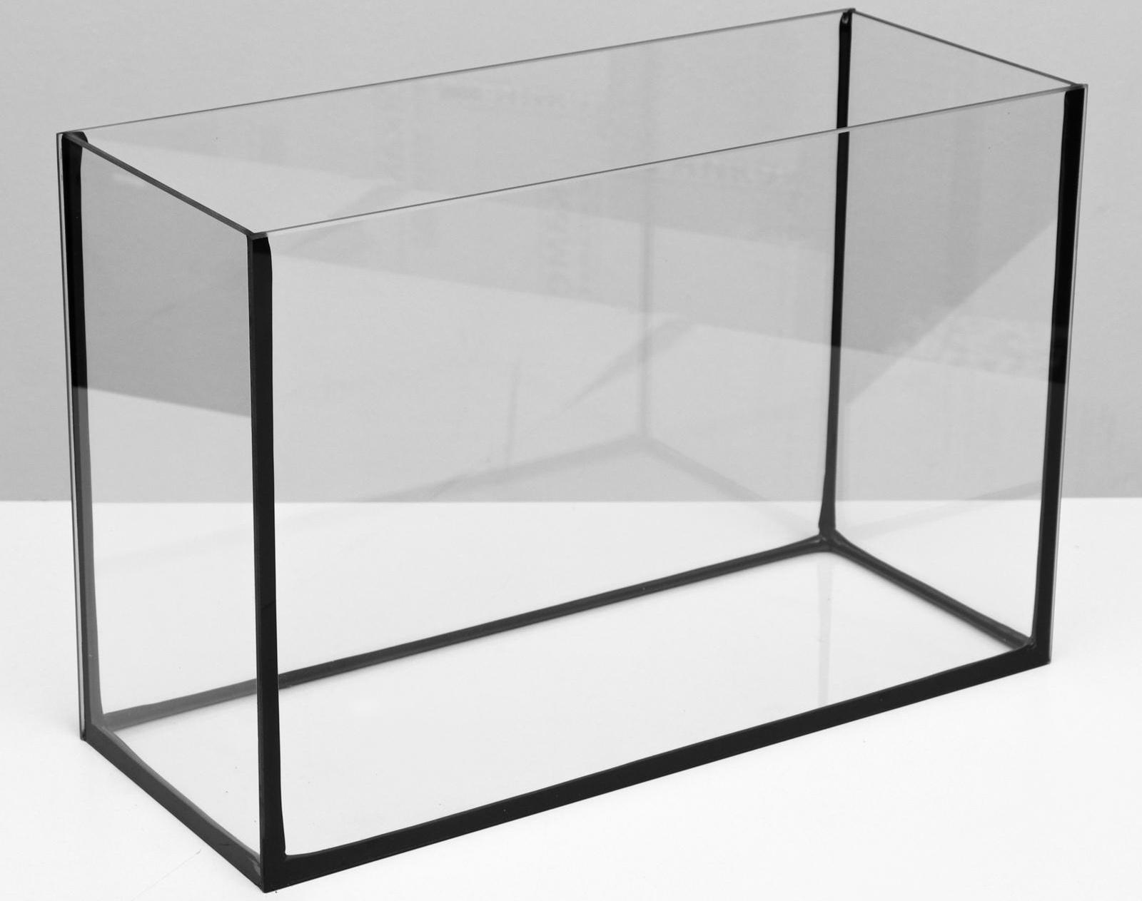 Аквариум Атолл, прямоугольный, с крышкой, 20 литров, 38 х 19 х 28/33 см, чёрный