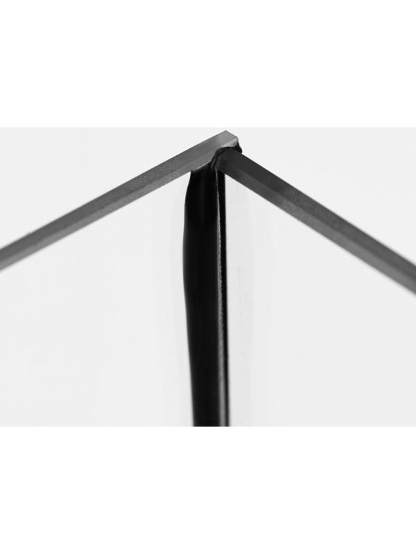 Аквариум Атолл, прямоугольный, с крышкой, 20 литров, 38 х 19 х 28/33 см, чёрный