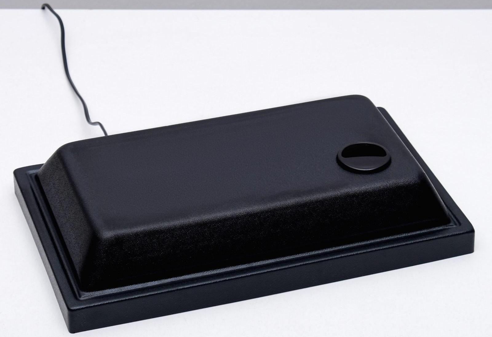 Аквариум прямоугольный, с крышкой, 35 литров, 42 х 25 х 33/38 см, чёрный