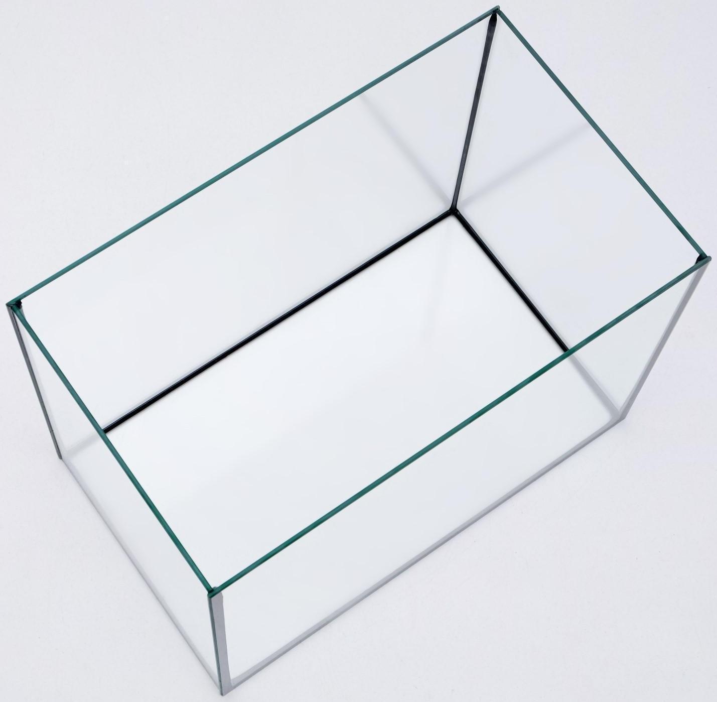 Аквариум прямоугольный, с крышкой, 35 литров, 42 х 25 х 33/38 см, чёрный