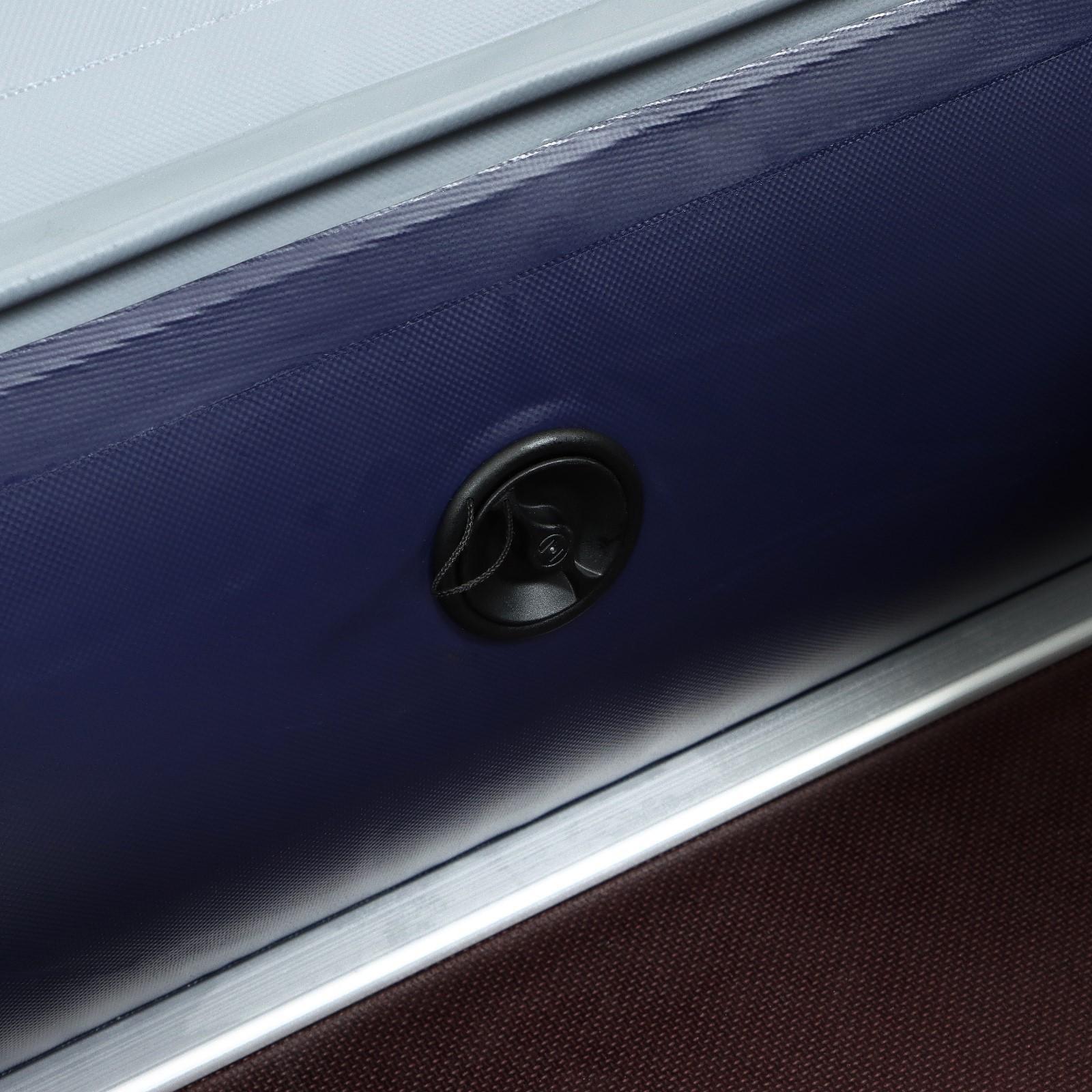 Лодка YUGANA 3400 СК, слань+киль, цвет серый/синий