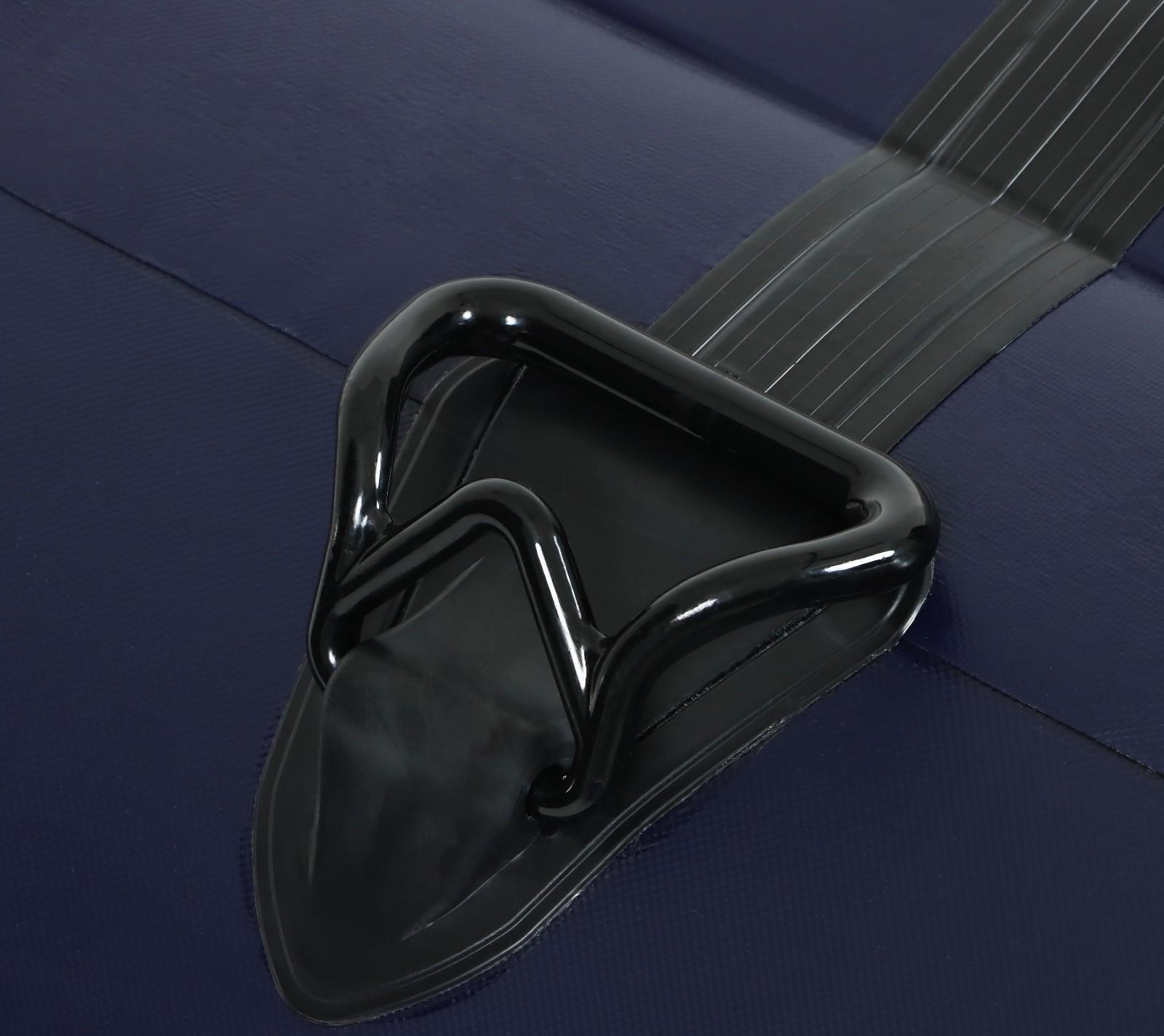 Лодка YUGANA 3400 СК, слань+киль, цвет серый/синий