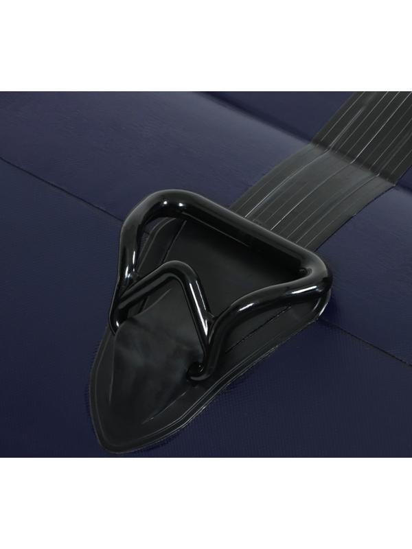 Лодка YUGANA 3400 СК, слань+киль, цвет серый/синий