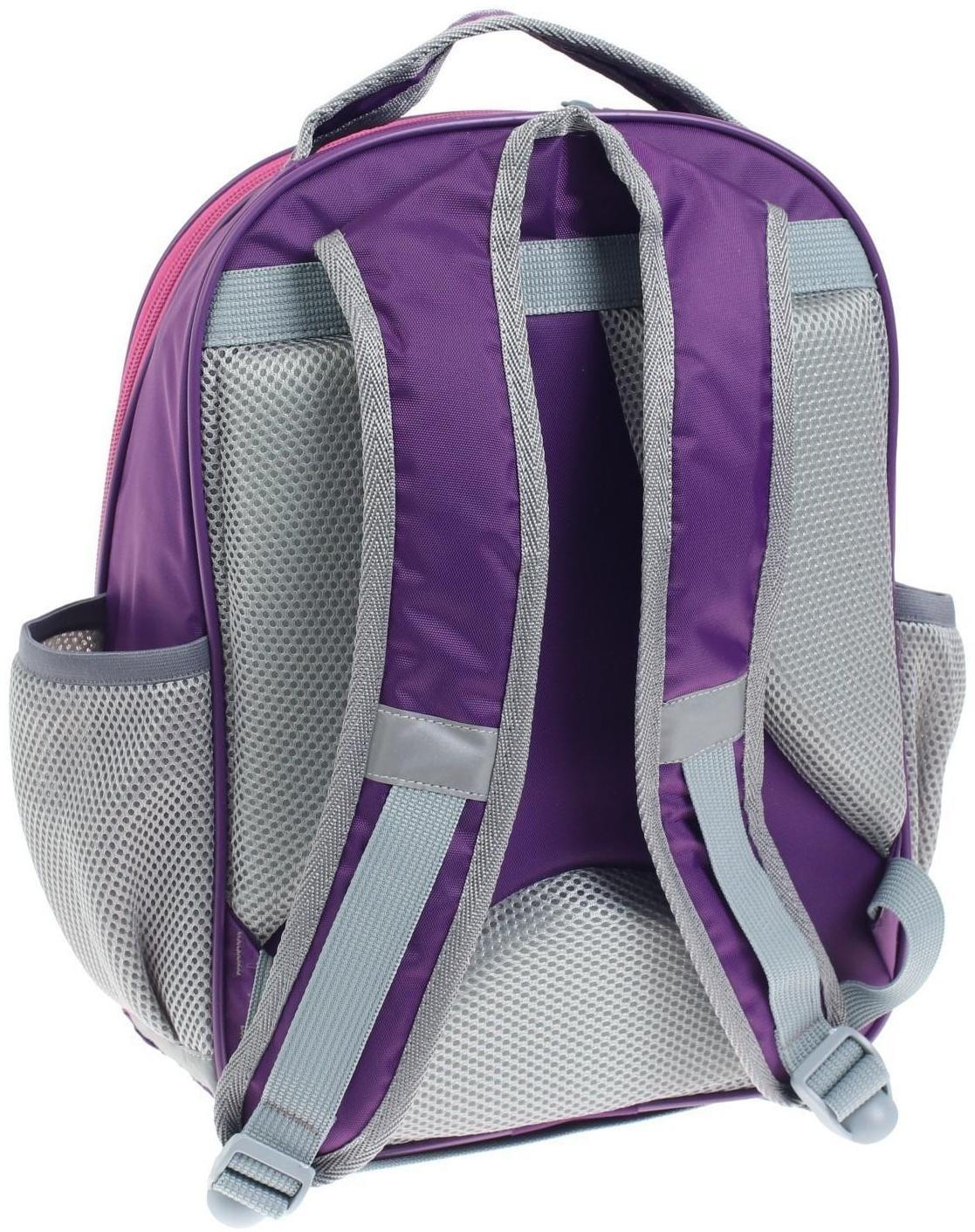 Рюкзак школьный, 37 х 27 х 16 см, эргономичная спинка, Calligrata Б 