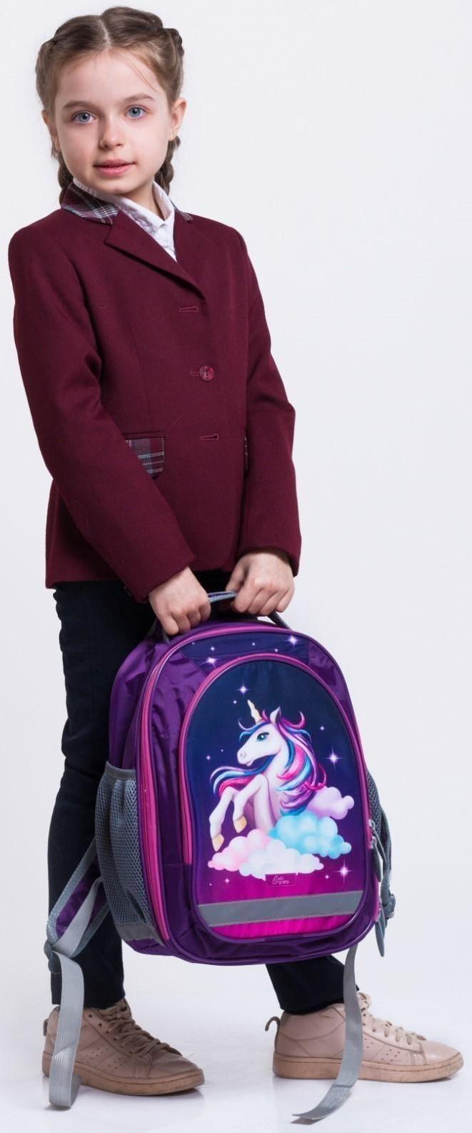 Рюкзак школьный, 37 х 27 х 16 см, эргономичная спинка, Calligrata Б 