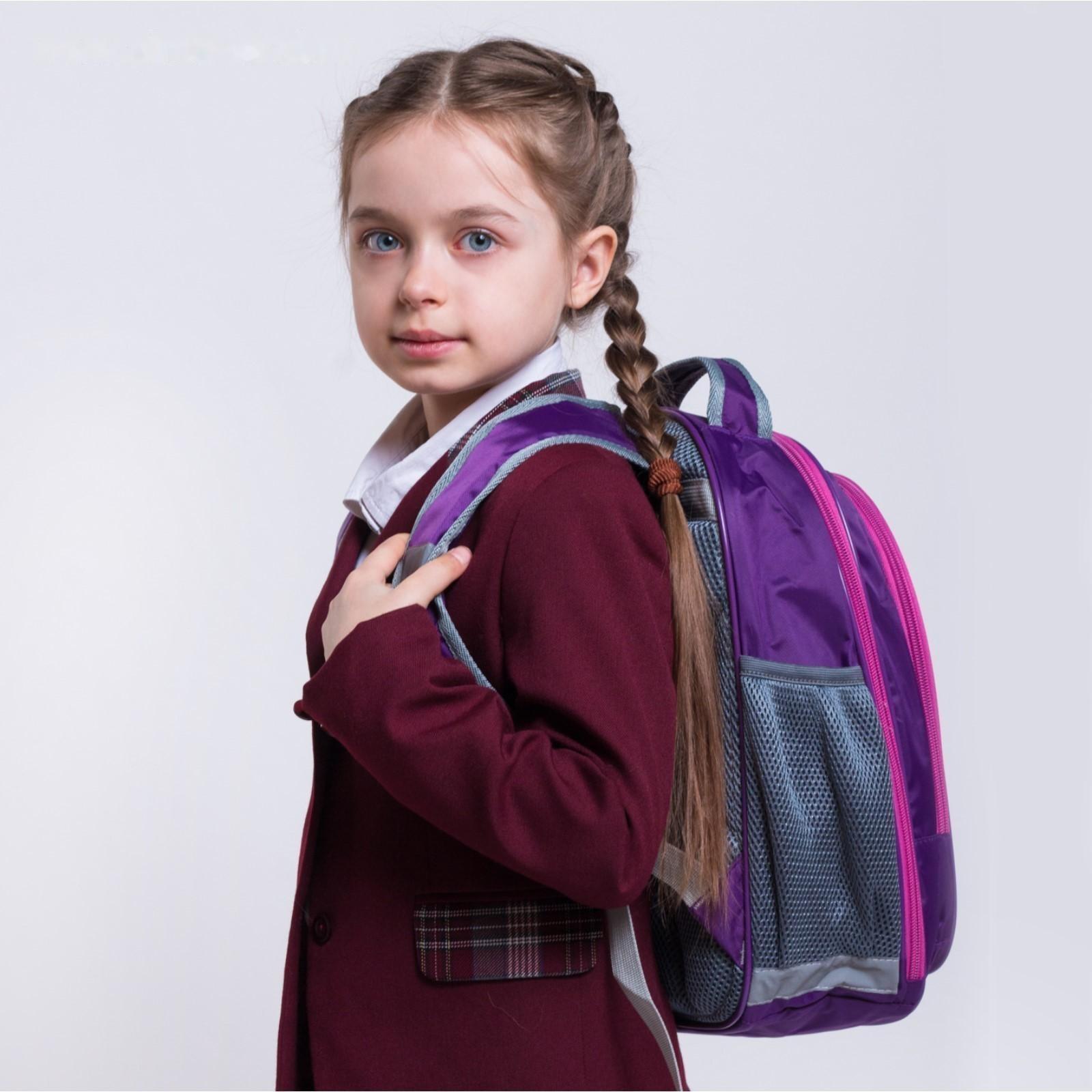 Рюкзак школьный, 37 х 27 х 16 см, эргономичная спинка, Calligrata Б 