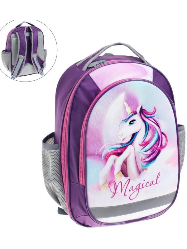 Рюкзак школьный, 37 х 27 х 16 см, эргономичная спинка, Calligrata Б 