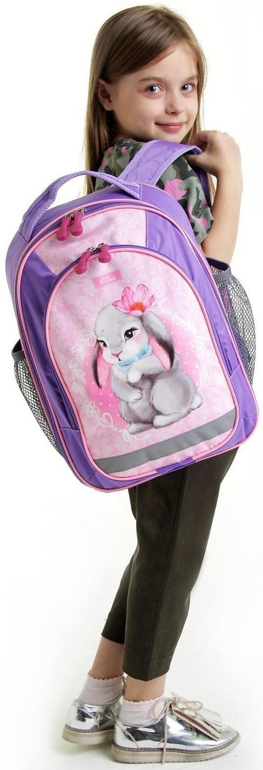 Рюкзак школьный, 37 х 27 х 16 см, эргономичная спинка, Calligrata Б 