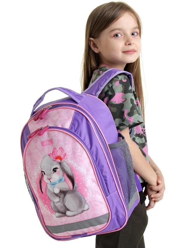 Рюкзак школьный, 37 х 27 х 16 см, эргономичная спинка, Calligrata Б 