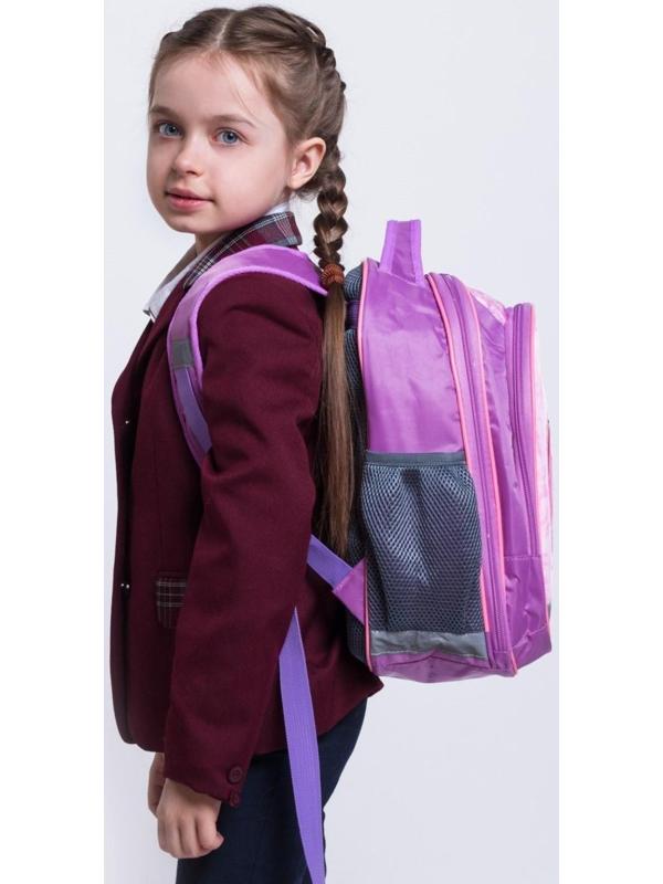 Рюкзак школьный, 37 х 27 х 16 см, эргономичная спинка, Calligrata Б 