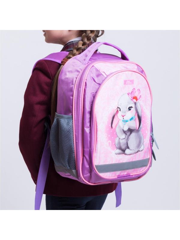 Рюкзак школьный, 37 х 27 х 16 см, эргономичная спинка, Calligrata Б 