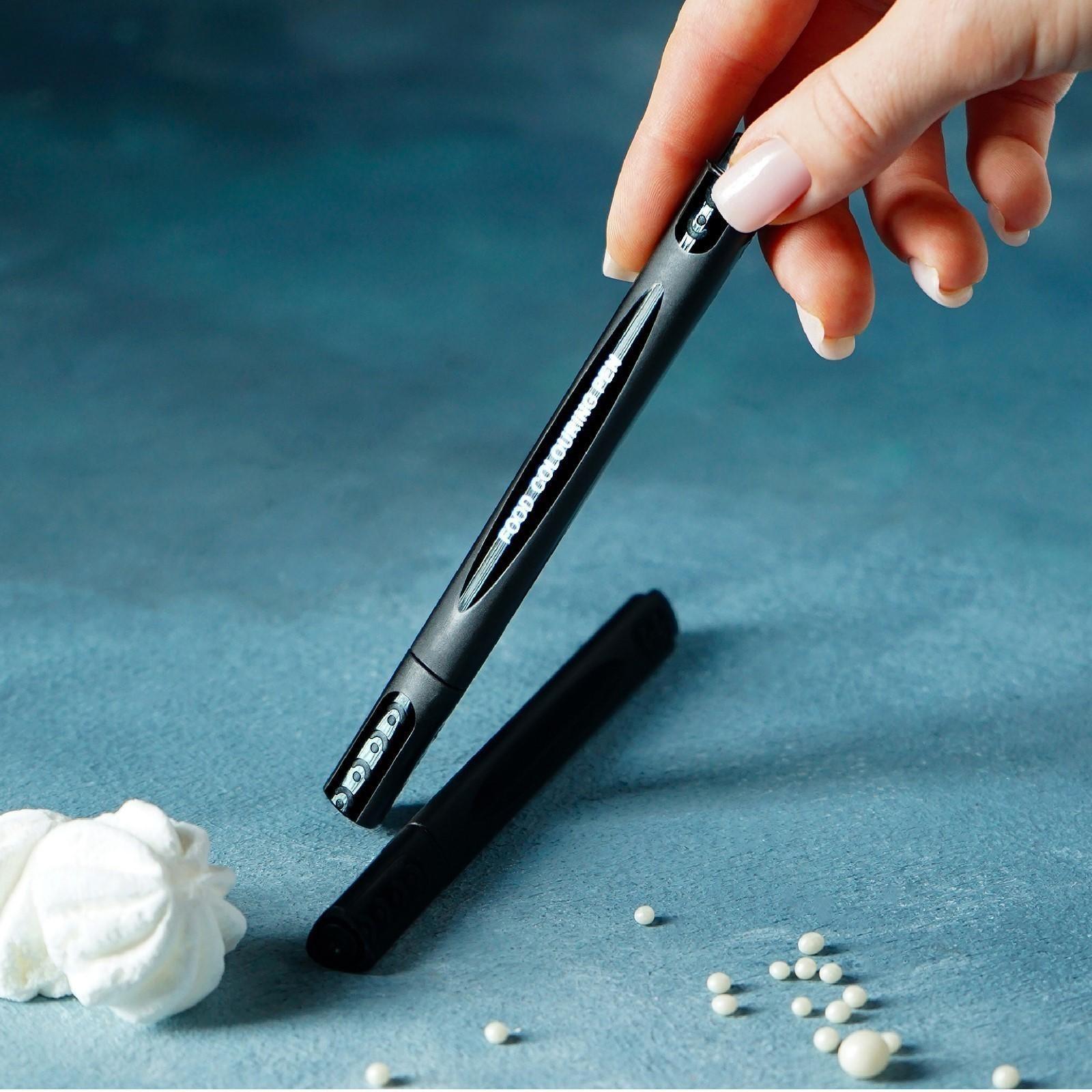 Набор маркеров для украшения десертов, 20×6,5×1,5 см, 2 шт, цвет чёрный