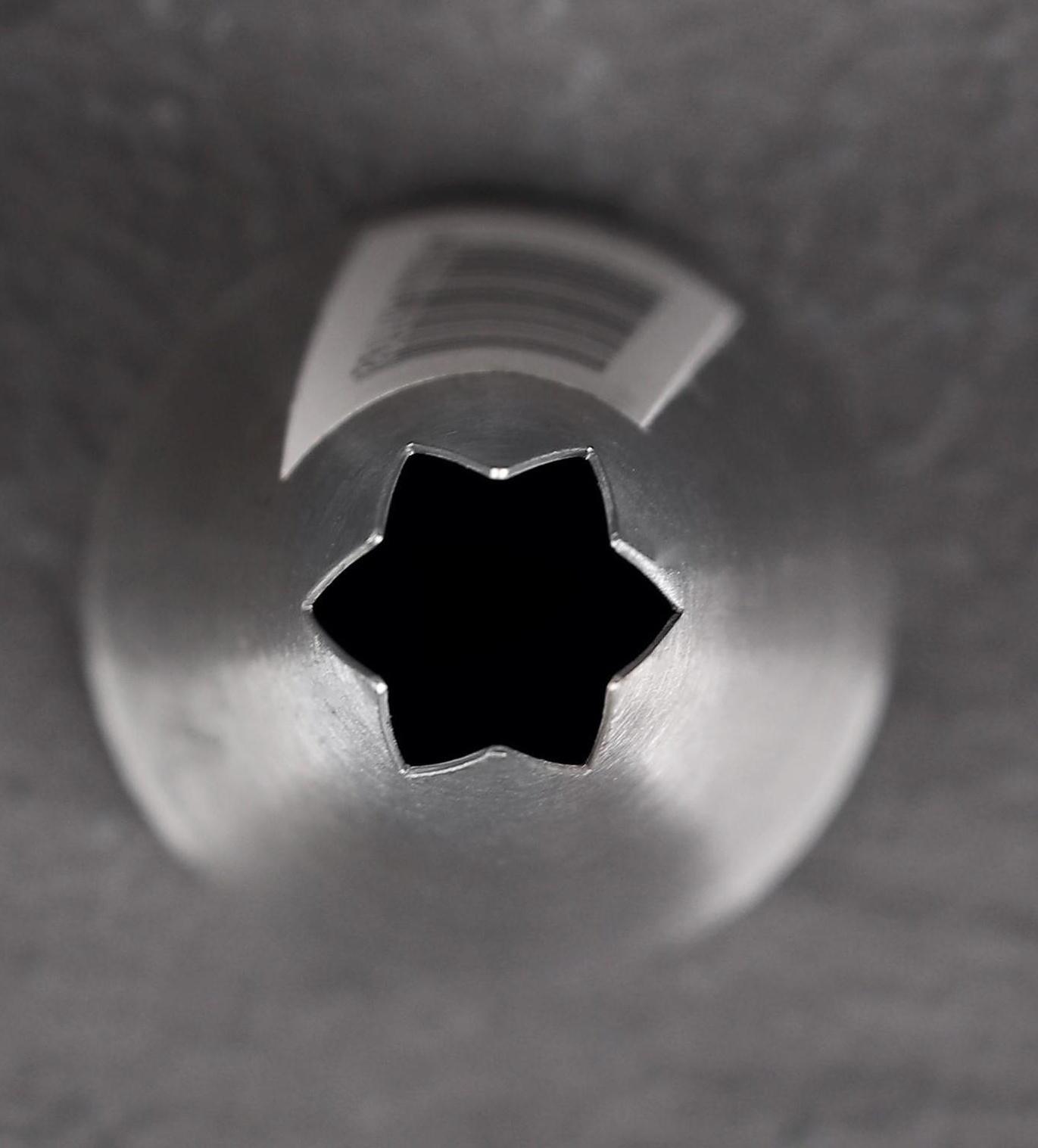 Насадка кондитерская «Открытая звезда», d=3 см, выход 1 см, нержавеющая сталь