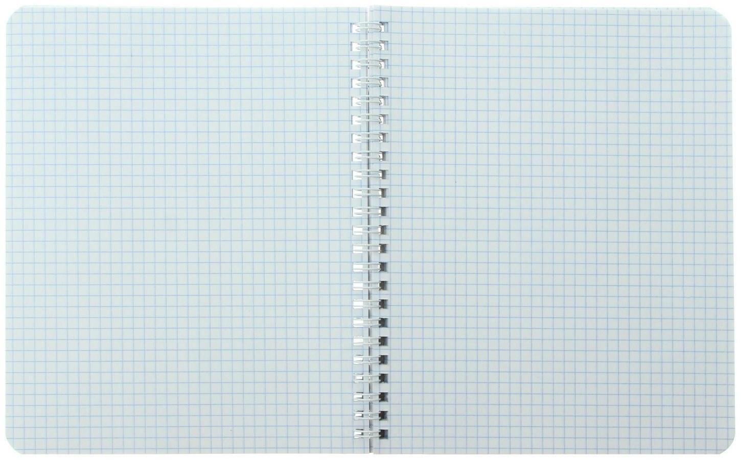 Тетрадь 80 листов клетка на гребне Bandana style, картонная обложка, 4 вида МИКС