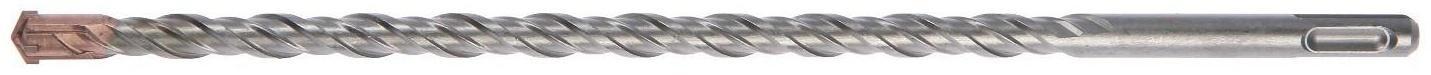 Бур по бетону ТУНДРА, крестовый наконечник, двойная спираль, SDS-plus, 12 х 310 мм