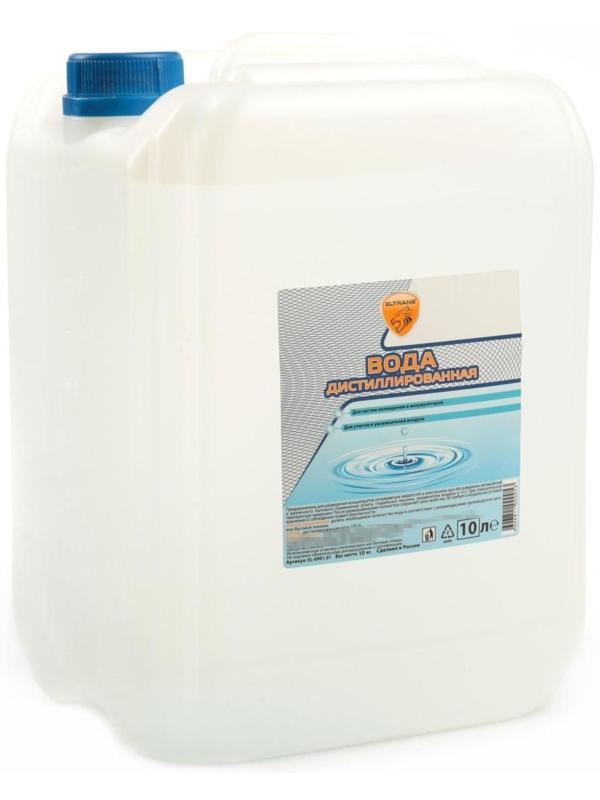 Дистиллированная вода Элтранс, 10 л EL-0901.01