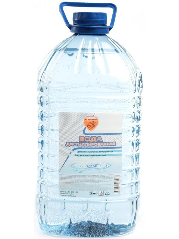Дистиллированная вода Элтранс, 4.8 л