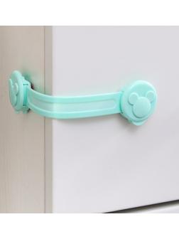 Блокиратор двери гибкий, набор 2 шт., цвет бирюзовый