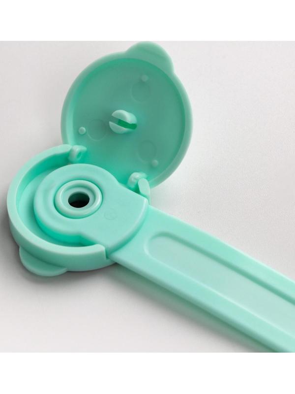 Блокиратор двери гибкий, набор 2 шт., цвет бирюзовый