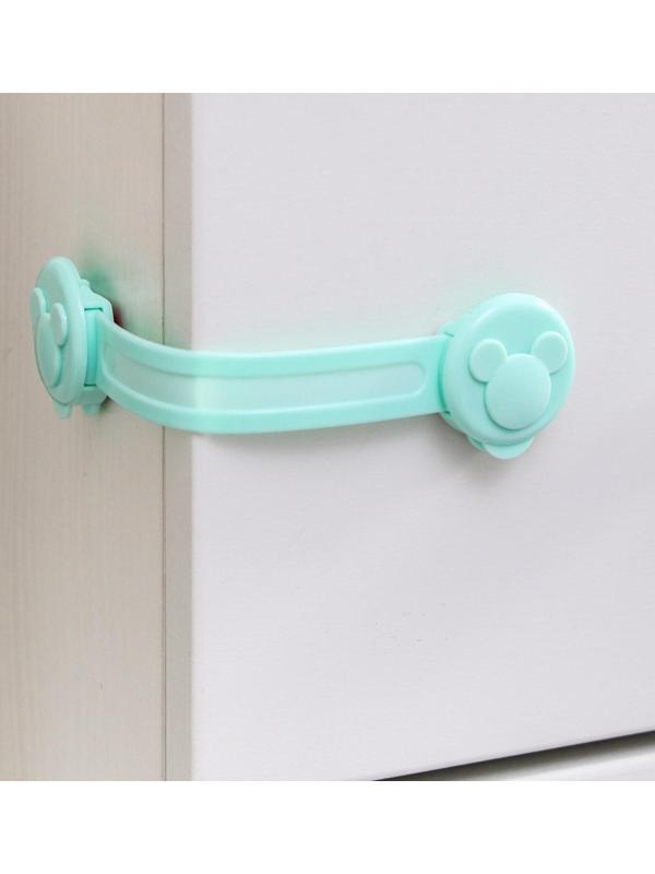 Блокиратор двери гибкий, набор 2 шт., цвет бирюзовый