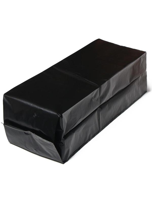 Пакет для рассады, 10 л, 14 × 45 см, полиэтилен толщиной 120 мкм, с перфорацией, чёрный, Greengo